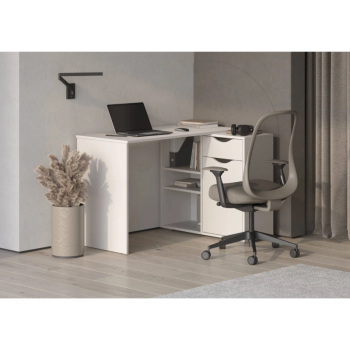 Стол письменный, арт.6-011110, рамух белый (ГК) в Верхнем Тагиле - verhnij-tagil.mebel-e96.ru