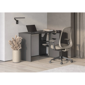 Стол письменный, арт.6-011110, графит (ГК) в Верхнем Тагиле - verhnij-tagil.mebel-e96.ru