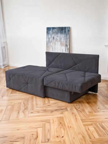 Диван 1010 графит, правый (BRENDOSS) в Верхнем Тагиле - verhnij-tagil.mebel-e96.ru