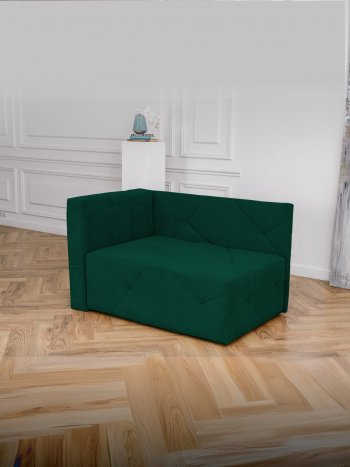 Диван 1010 изумруд, левый (BRENDOSS) в Верхнем Тагиле - verhnij-tagil.mebel-e96.ru