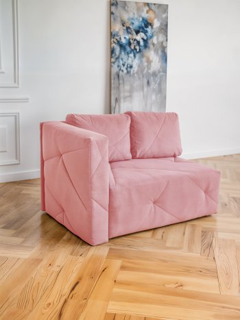Диван 1010 розовый, левый (BRENDOSS) в Верхнем Тагиле - verhnij-tagil.mebel-e96.ru