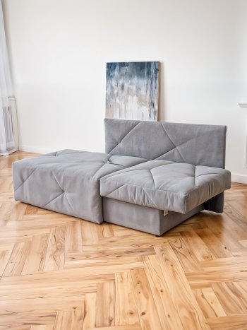Диван 1010 серый, правый (BRENDOSS) в Верхнем Тагиле - verhnij-tagil.mebel-e96.ru