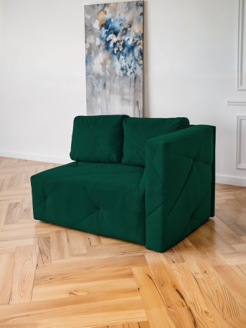Диван 1010 изумруд, правый (BRENDOSS) в Верхнем Тагиле - verhnij-tagil.mebel-e96.ru