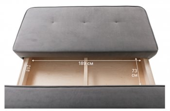 Диван-кровать 1001 серый (Brendoss) в Верхнем Тагиле - verhnij-tagil.mebel-e96.ru