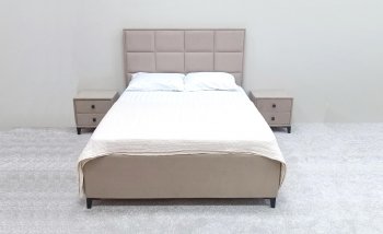 Кровать с подъемным механизмом Мега беж (Лин) в Верхнем Тагиле - verhnij-tagil.mebel-e96.ru