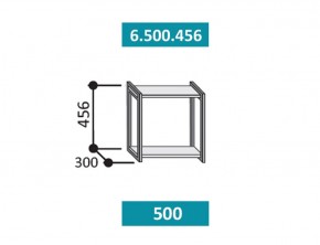 6.500.456 Кира Полка 500мм в Верхнем Тагиле - verhnij-tagil.mebel-e96.ru | фото