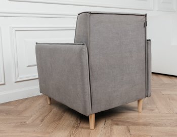 Кресло 831 Серый, велюр (Brendoss) в Верхнем Тагиле - verhnij-tagil.mebel-e96.ru