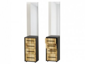 Тумба с зеркалом Аэлита сек.2 (Росток) в Верхнем Тагиле - verhnij-tagil.mebel-e96.ru