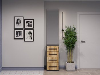 Тумба с зеркалом Аэлита сек.2 (Росток) в Верхнем Тагиле - verhnij-tagil.mebel-e96.ru