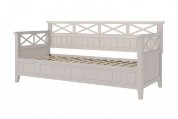 Кровать из массива Амелия льняной (БМ) в Верхнем Тагиле - verhnij-tagil.mebel-e96.ru