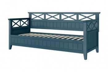 Кровать из массива Амелия сапфир без ящиков (БМ) в Верхнем Тагиле - verhnij-tagil.mebel-e96.ru