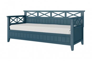 Кровать из массива Амелия сапфир без ящиков (БМ) в Верхнем Тагиле - verhnij-tagil.mebel-e96.ru