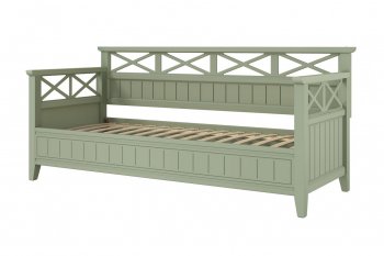 Кровать из массива Амелия зеленый самшит (БМ) в Верхнем Тагиле - verhnij-tagil.mebel-e96.ru