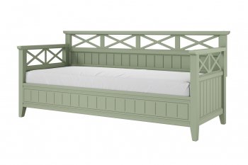 Кровать из массива Амелия зеленый самшит (БМ) в Верхнем Тагиле - verhnij-tagil.mebel-e96.ru