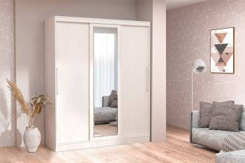 Шкаф-купе 1700 мм 3-х дверный с 1-м зеркалом (арт. 012) бодега (Диал) в Верхнем Тагиле - verhnij-tagil.mebel-e96.ru