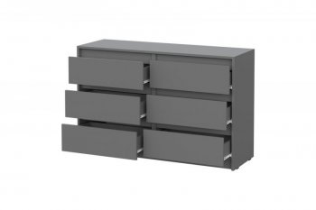 Комод Айден КМ06-1200 серый графит (ИЦ) в Верхнем Тагиле - verhnij-tagil.mebel-e96.ru