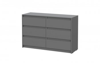 Комод Айден КМ06-1200 серый графит (ИЦ) в Верхнем Тагиле - verhnij-tagil.mebel-e96.ru | фото