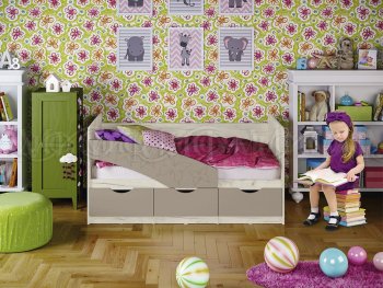 Кровать Бабочки Шарли мокко (Миф) в Верхнем Тагиле - verhnij-tagil.mebel-e96.ru