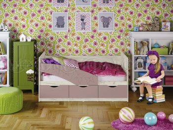 Кровать Бабочки Шарли пинк (Миф) в Верхнем Тагиле - verhnij-tagil.mebel-e96.ru