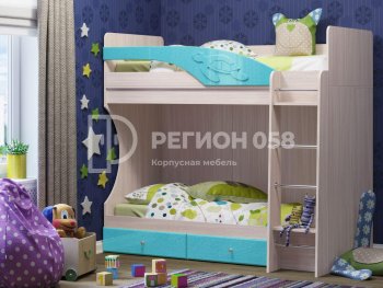 Двухъярусная кровать Бемби МДФ (Регион) в Верхнем Тагиле - verhnij-tagil.mebel-e96.ru