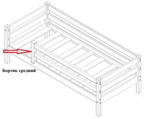 Бортик средний (1338*600) для Кровати Сонечка в Верхнем Тагиле - verhnij-tagil.mebel-e96.ru | фото