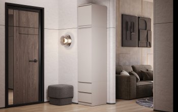 Пенал Челси 450 мм с антресолью Кашемир (Миф) в Верхнем Тагиле - verhnij-tagil.mebel-e96.ru