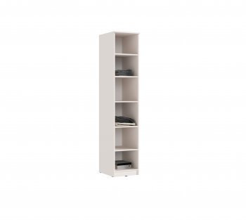 Пенал 400 мм Челси (1 створка) с антресолью, Кашемир (Миф) в Верхнем Тагиле - verhnij-tagil.mebel-e96.ru