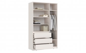 Шкаф 1200 мм Челси с антресолью, сонома/белый (Миф) в Верхнем Тагиле - verhnij-tagil.mebel-e96.ru