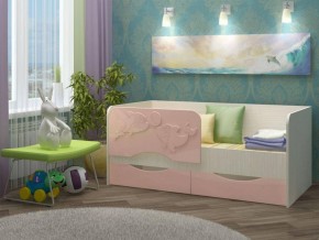 Детская кровать Дельфин-2 МДФ розовый, 80х160 в Верхнем Тагиле - verhnij-tagil.mebel-e96.ru