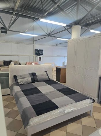 Кровать из массива Джали льняной (БМ) в Верхнем Тагиле - verhnij-tagil.mebel-e96.ru