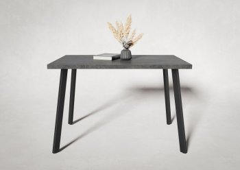 Стол нераздв. Дублин 32 КРАФТ В2, ЛДСП Цемент темный (Вудман) в Верхнем Тагиле - verhnij-tagil.mebel-e96.ru