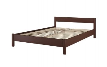 Кровать из массива Эби Орех (БМ) в Верхнем Тагиле - verhnij-tagil.mebel-e96.ru