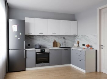 Угловой кухонный гарнитур Элеганция 2600*1600 мм Sanvut в Верхнем Тагиле - verhnij-tagil.mebel-e96.ru