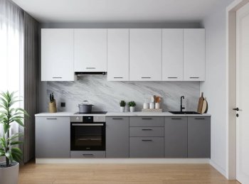 Кухонный гарнитур высокий Элеганция 3000 мм (Санвут) в Верхнем Тагиле - verhnij-tagil.mebel-e96.ru