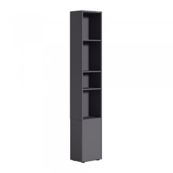 Шкаф торцевой Эйр 16.323 графит (Моби) в Верхнем Тагиле - verhnij-tagil.mebel-e96.ru