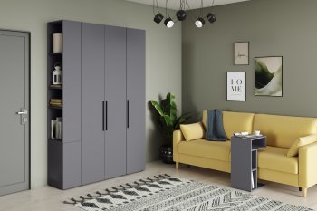 Стенка Эйр модульная, графит (Моби) в Верхнем Тагиле - verhnij-tagil.mebel-e96.ru