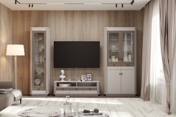 Стенка Фантазия модульная, кашемир (Олмеко) в Верхнем Тагиле - verhnij-tagil.mebel-e96.ru
