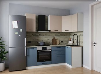 Угловой кухонный гарнитур Фьюжн 2200*1000 мм (Sanvut) в Верхнем Тагиле - verhnij-tagil.mebel-e96.ru