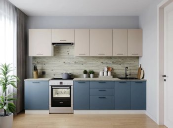 Кухонный гарнитур Фьюжн 3000 мм (Санвут) в Верхнем Тагиле - verhnij-tagil.mebel-e96.ru