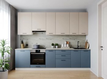 Кухонный гарнитур высокий Фьюжн 3000 мм (Санвут) в Верхнем Тагиле - verhnij-tagil.mebel-e96.ru