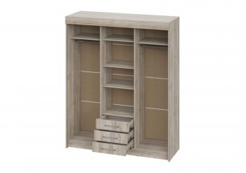 Шкаф-купе 1700 мм Фортуна (Дуб крафт серый) (ИЦ) в Верхнем Тагиле - verhnij-tagil.mebel-e96.ru