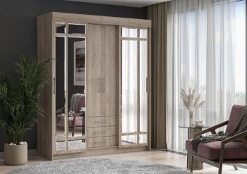 Шкаф-купе 1700 мм Фортуна (Дуб крафт серый) (ИЦ) в Верхнем Тагиле - verhnij-tagil.mebel-e96.ru