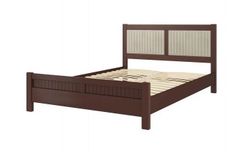 Кровать из массива Фрида Орех (БМ) в Верхнем Тагиле - verhnij-tagil.mebel-e96.ru