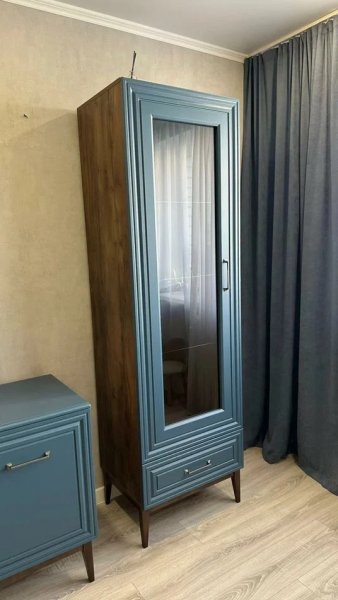 Стенка Гориция Зеленый сапфировый (БМ) в Верхнем Тагиле - verhnij-tagil.mebel-e96.ru