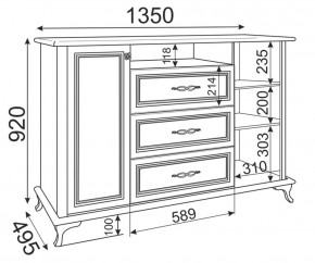 Стенка Скарлетт (Риннер) в Верхнем Тагиле - verhnij-tagil.mebel-e96.ru