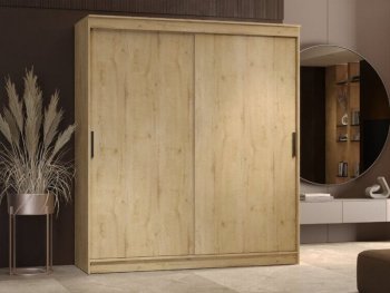 Шкаф-купе 2000 мм Гранд-1 ЛДСП, дуб вотан (Эра) в Верхнем Тагиле - verhnij-tagil.mebel-e96.ru