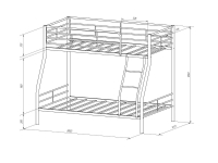 Кровать 2-х ярусная Гранада-2Я в Верхнем Тагиле - verhnij-tagil.mebel-e96.ru