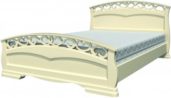 Кровать из массива Грация-1 Слоновая кость (БМ) в Верхнем Тагиле - verhnij-tagil.mebel-e96.ru