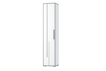 Шкаф 1 дв. Грей (УНИ) (МЛК) в Верхнем Тагиле - verhnij-tagil.mebel-e96.ru