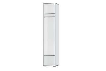 Шкаф 1 дв. Грей (УНИ) (МЛК) в Верхнем Тагиле - verhnij-tagil.mebel-e96.ru